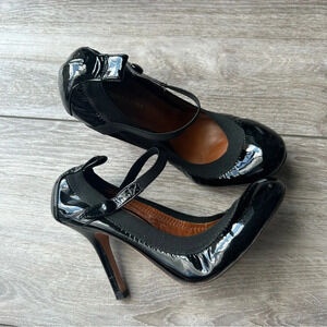 BCBGMAXAZRIA  Black Patent Leather Mary Jane Ballet Heels